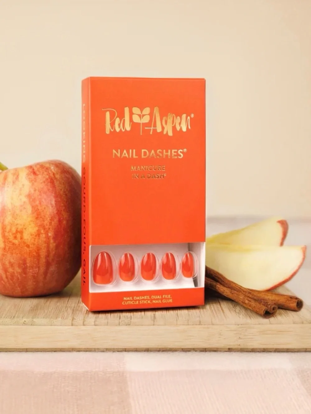 NEW Red Aspen nails